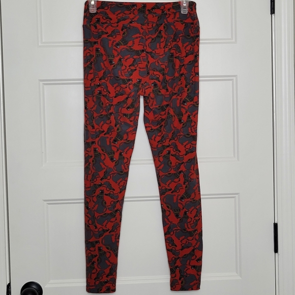OS Leggings Egyptian Cat Red - Picture 2 of 5